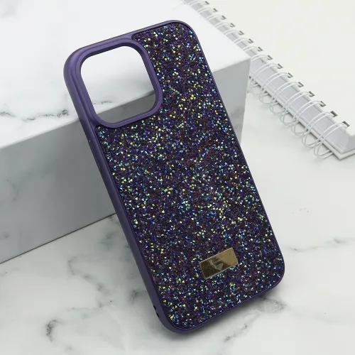 Futrola - maska DIAMOND SELECTION za iPhone 14 Pro Max (6.7) ljubicasta (MS).