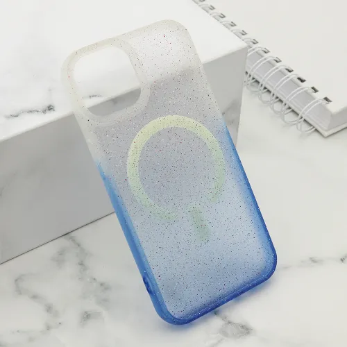 Futrola - maska Starlight MagSafe za iPhone 13 (6.1)/iPhone 14 (6.1) plava (MS).