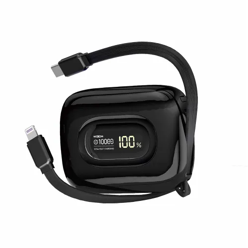 Power Bank prenosiva baterija Moxom-PB181 fast charging 22.5W 10000 mAh crni (MS).