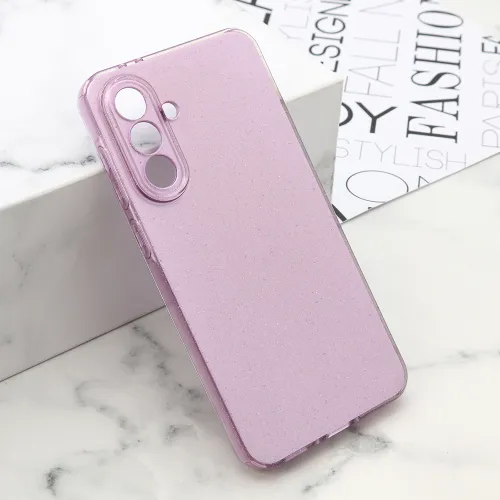 Futrola - maska GLOW SHINING za Samsung A566 Galaxy A56 5G roze (MS).