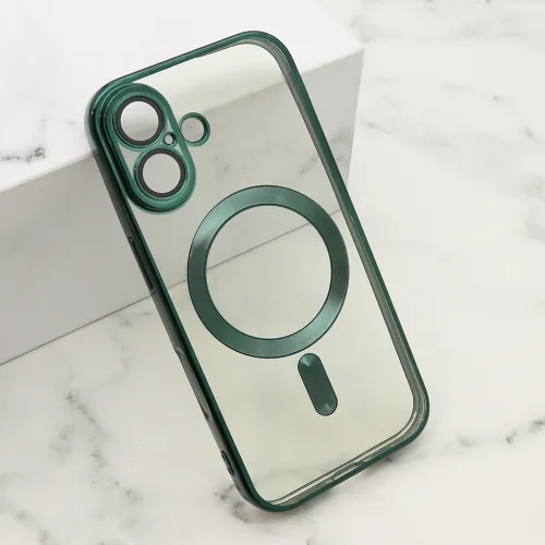 Futrola - maska CAMERA PROTECT MAGSAFE za iPhone 17 (6.3) tamno zelena (MS).