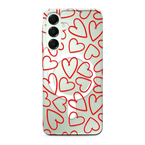 Futrola - maska silikonska print MagSafe za Samsung A166 Galaxy A16 5G my love (MS).