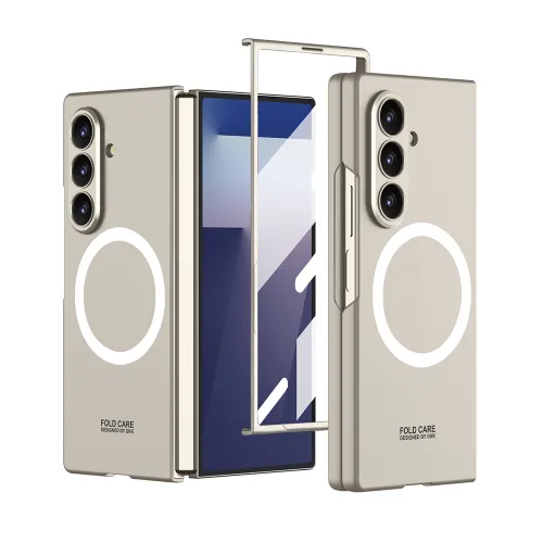 Futrola - maska COLOR MagSafe za Samsung F966B Galaxy Z Fold 7 5G titanijum (GKK case) (MS).