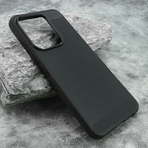 Silikonska futrola - maska BRUSHED za Xiaomi Redmi 15C 4G 171mm (global) crna (MS).