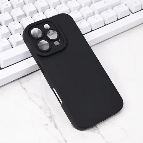 Futrola - maska Silikon Pro Camera za iPhone 16 Pro 6.3 crna.