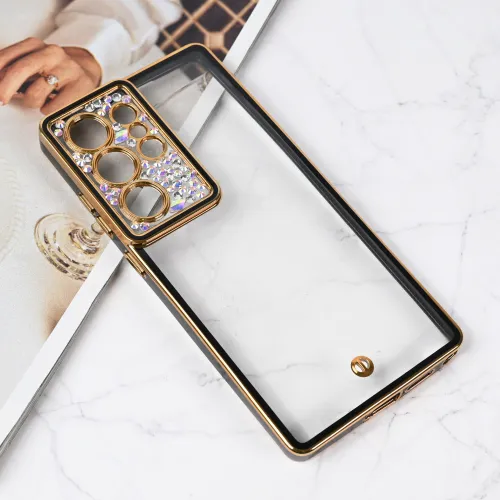 Futrola - maska Cirkon Camera za Samsung S938 Galaxy S25 Ultra crna.