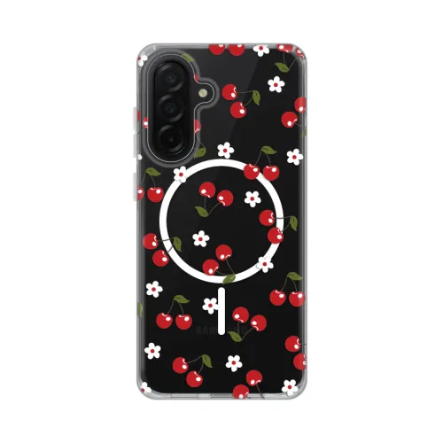 Futrola - maska print Magsafe za Samsung A266 Galaxy A26 5G Cute Cherries.