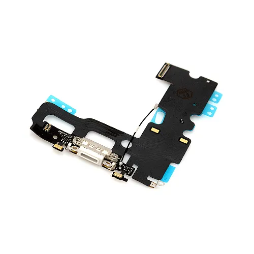 Flet kabl za iPhone 7 sa konektorom punjenja beli (MS).