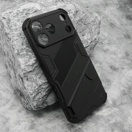 Futrola - maska COLOR STRONG II za iPhone 17 Pro Max (6.9) crna (MS).