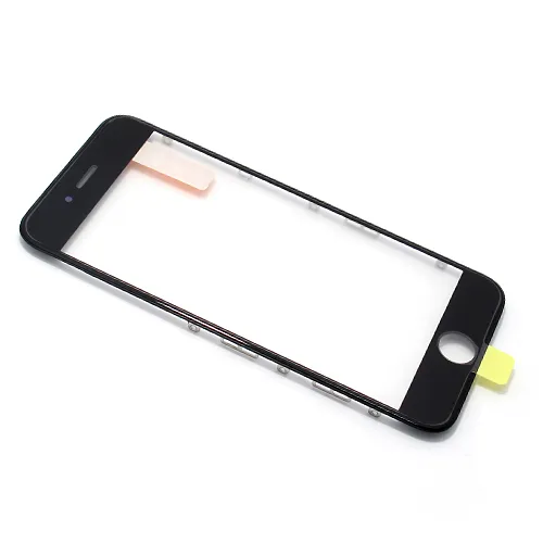 Staklo touchscreen-a za iPhone 6G sa frejmom + oca black (MS).