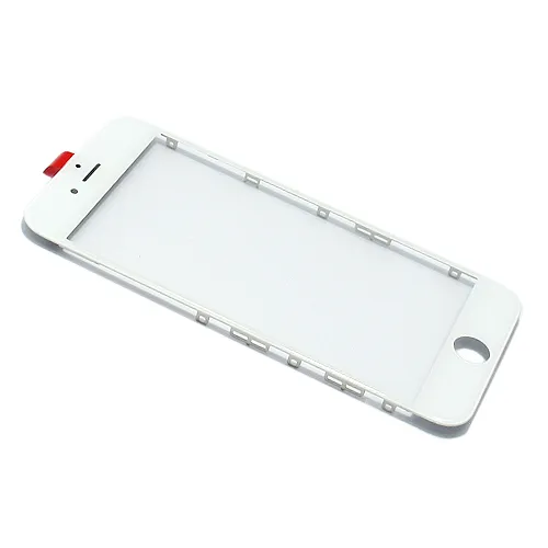 Staklo touchscreen-a za iPhone 6S sa frejmom + oca white (MS).