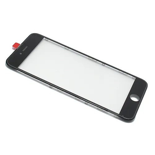 Staklo touchscreen-a za iPhone 6 PLUS sa frejmom + oca black (MS).
