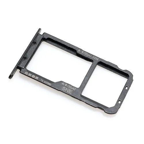 Ulozak za SIM/Micro SD za Huawei Mate 20 Lite/Honor Play black (MS).