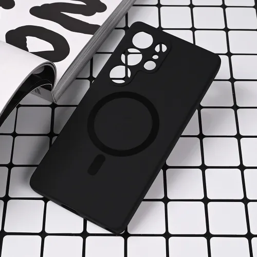 Futrola - maska Magsafe Pure color za Samsung S938 Galaxy S25 Ultra crna.