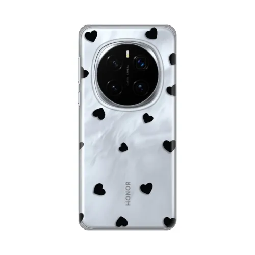 Silikonska futrola - maska print Skin za Huawei Honor Magic 7 Pro Hearts.