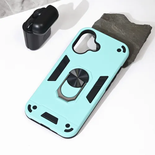 Futrola - maska Hard Ring za iPhone 16 6.1 mint.