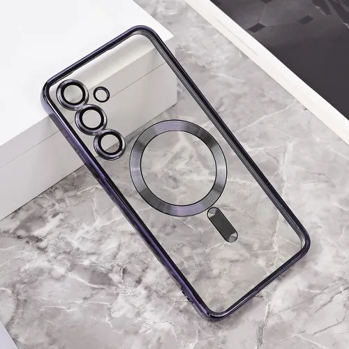 Futrola - maska Magsafe Lux za Samsung S721B Galaxy S24 FE crna.