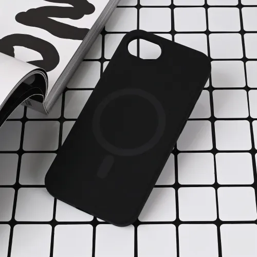 Futrola - maska Magsafe Pure color za iPhone 16e crna.