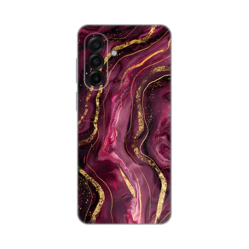 Silikonska futrola - maska print za Samsung A175 Galaxy A17 Burgundy.