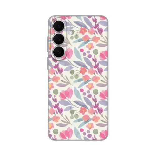 Silikonska futrola - maska print za Samsung S731B Galaxy S25 Fe Watercolor Flowers.