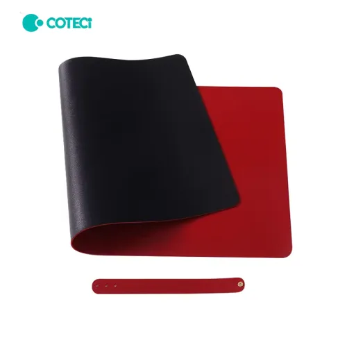 Podloga za mis Coteci S (30 x 60 cm) crno crvena.