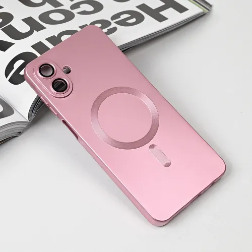 Futrola - maska Magsafe Chrome za Samsung A075F Galaxy A07 roze.