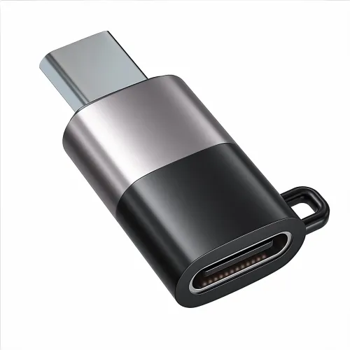 Adapter Type C na Lightning OTG EL sivi.