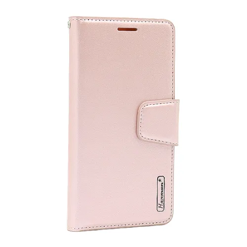 Futrola - maska BI FOLD HANMAN II za Samsung A715F Galaxy A71 svetlo roze (MS).