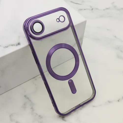 Futrola - maska CAMERA PROTECT MAGSAFE za iPhone AIR (6.6) ljubicasta (MS).