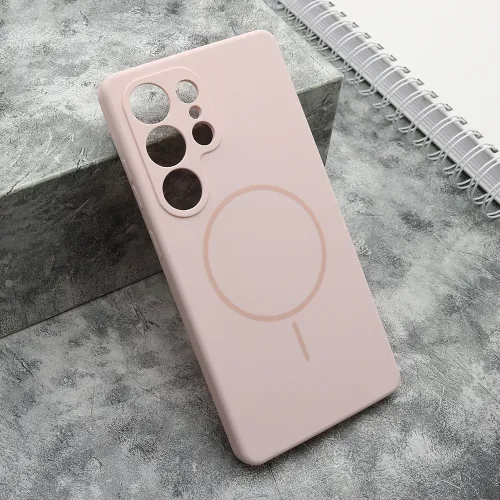 Futrola - maska FLEX MagSafe za Samsung Galaxy S23 Ultra roze (MS).