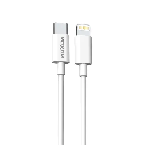 USB data kabl Moxom MX-CB127 Type C na Lightning PD 30W 20cm beli (MS).