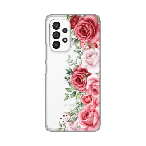 Silikonska futrola - maska print Skin za Samsung A536 Galaxy A53 5G Wild Roses.