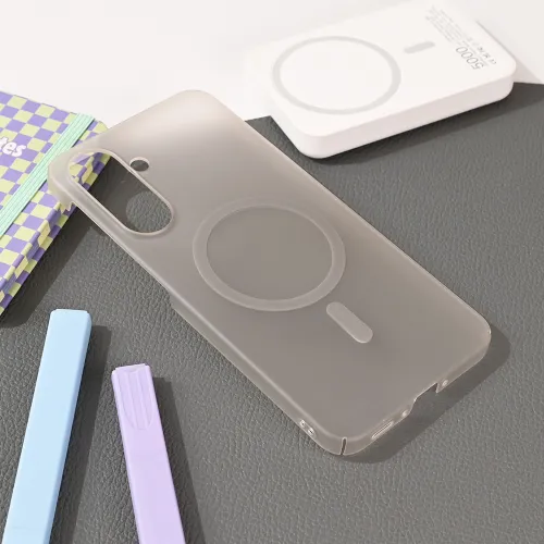 Futrola - maska Magsafe mat PC za Samsung A366 Galaxy A36 5G siva.