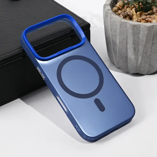 Futrola - maska Magsafe Clear za iPhone 17 Pro 6.3 plava.