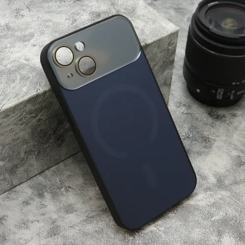 Futrola - maska PASTELPOP MagSafe za iPhone 13 (6.1) crna (MS).