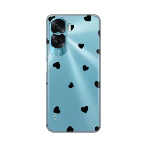 Silikonska futrola - maska print Skin za Huawei Honor 90 Lite Hearts.