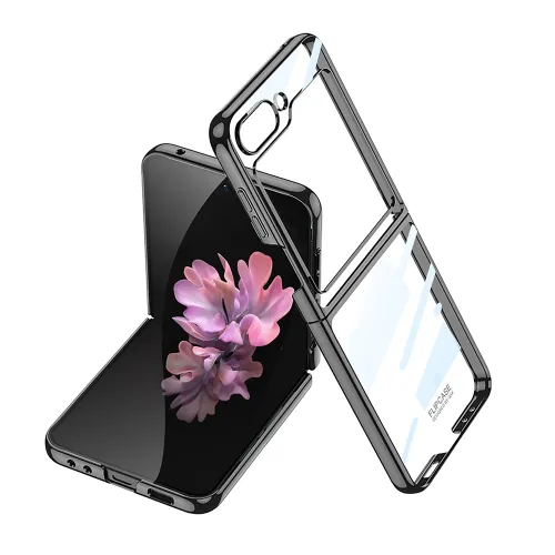 Futrola - maska LINES za Samsung F741B/F761B Galaxy Z Flip 6 5G/Z Flip 7 FE 5G crna (GKK case) (MS).