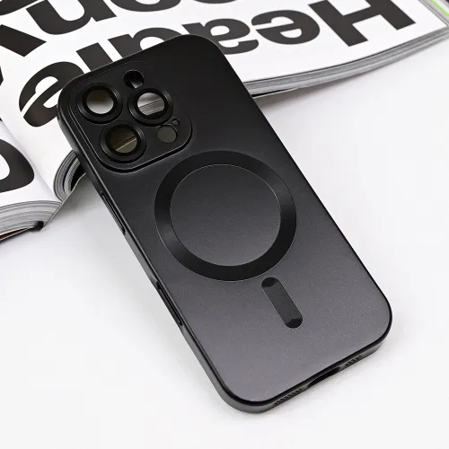 Futrola - maska Magsafe Chrome za iPhone 16 Pro 6.3 crna.