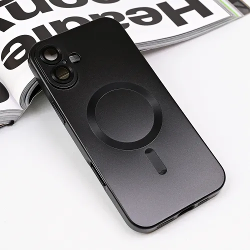 Futrola - maska Magsafe Chrome za iPhone 16 Plus 6.7 crna.