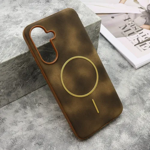 Futrola - maska LUX SKIN MagSafe za Samsung A566 Galaxy A56 5G zlatna (MS).