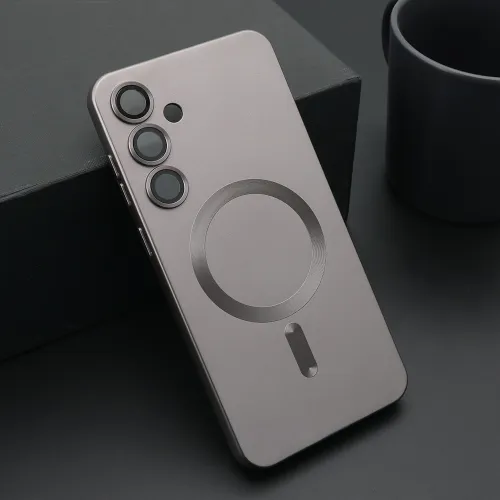 Futrola - maska ELEGANT MAGSAFE za Samsung S926 Galaxy S24 Plus 5G siva (MS).