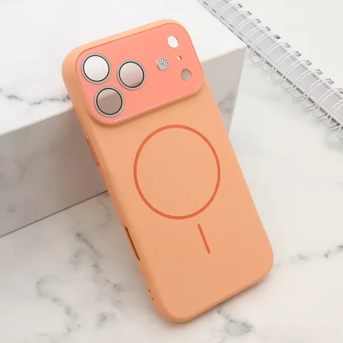 Futrola - maska PASTEL DREAMS MagSafe za iPhone 17 Pro Max (6.9) narandzasta (MS).