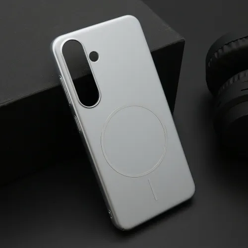 Futrola - maska PURE mat MagSafe za Samsung S921 Galaxy S24 5G srebrna (MS).