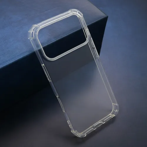 Silikonska futrola - maska CRASHPROOF za iPhone 17 Pro (6.3) providna (MS).