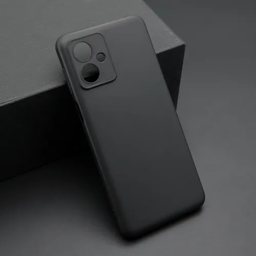 Futrola - maska ultra tanki KOLOR za Motorola Moto G54 crna (MS).