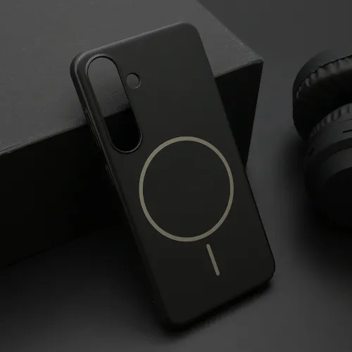 Futrola - maska PURE mat MagSafe za Samsung S921 Galaxy S24 5G crna (MS).