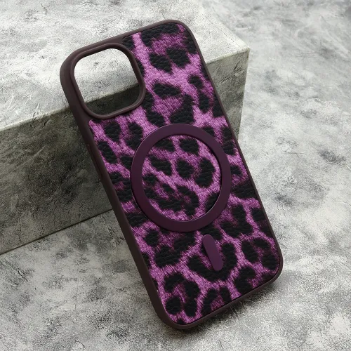 Futrola - maska ROAR STYLE MagSafe za iPhone 13 (6.1)/14 (6.1) ljubicasta (MS).