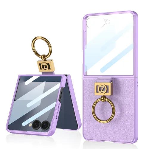 Futrola - maska Z-RING CASE za Samsung F751B Galaxy Z Flip 7 5G ljubicasta (GKK case) (MS).