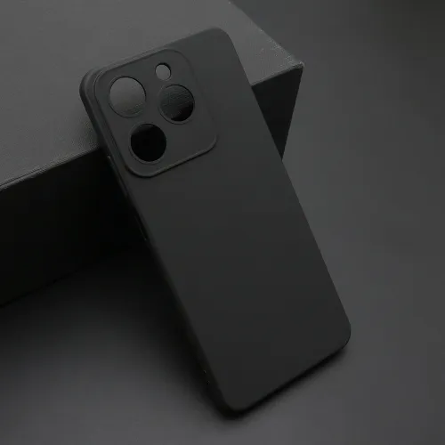 Futrola - maska ultra tanki KOLOR za Realme Note 60 crna (MS).