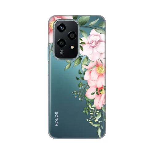 Silikonska futrola - maska print Skin za Huawei Honor 200 Lite Gentle Rose Pattern.